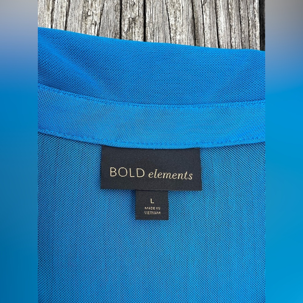 Bold Elements Cerulean Blue Stretch-Mesh Ruched B… - image 6